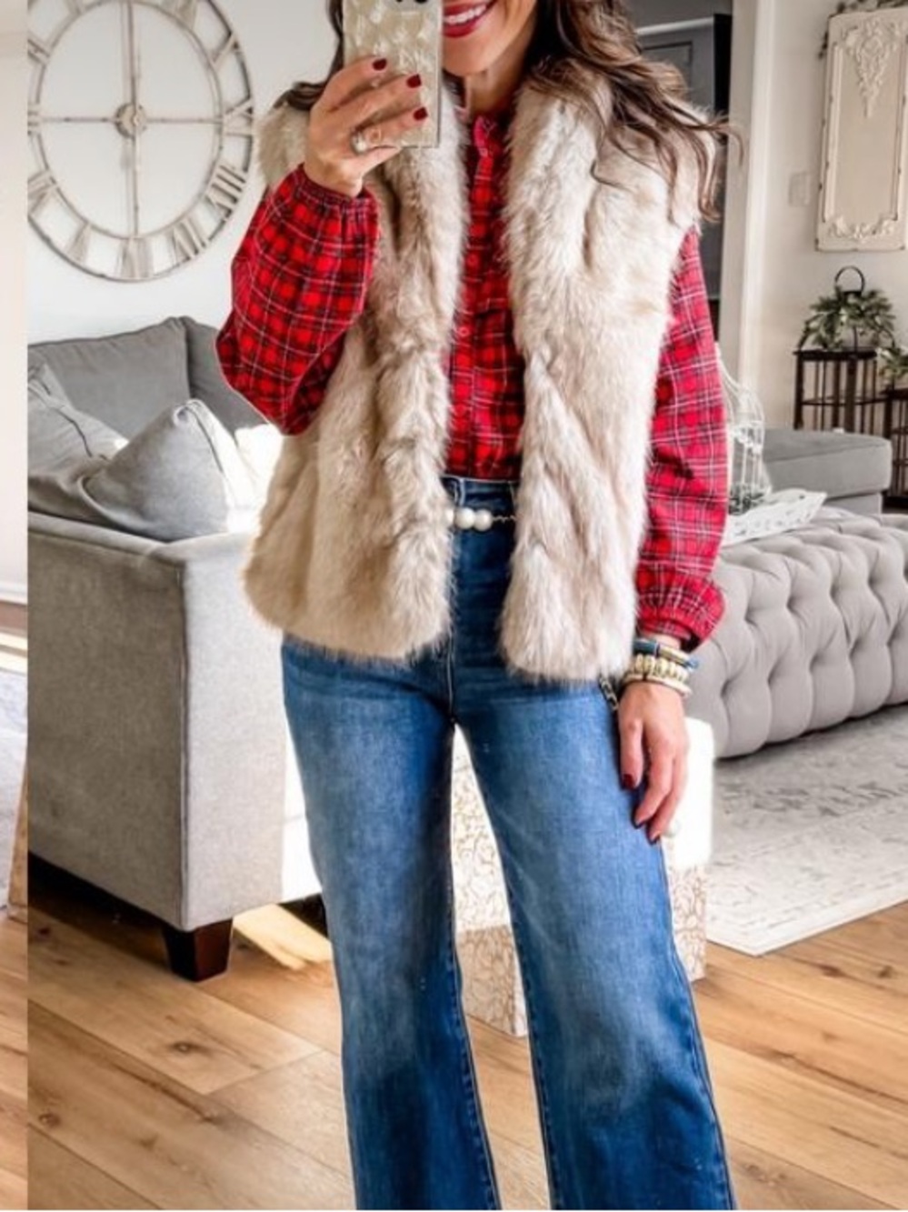Classic Elegant Faux Fur Vest🚌